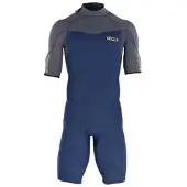 iON Element 2/2 Mm Short Sleeve Back Zip Shorty Bleu XS Homme