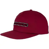 Independent Bar Logo Snapback Unstructured Cap Rouge