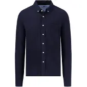 Fynch&Hatton 15031706 Long Sleeve Polo Bleu S Homme