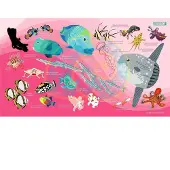 Oceanarium Sunfish L Towel Multicolore