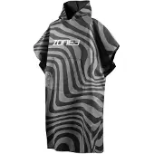 Zone3 Microfibre Poncho Noir,Gris