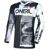 O'Neal Maillot ELEMENT ROLLER noir/blanc S