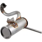 Rms Classic Piaggio Ape Tm 501-601-602-703 100751280 Muffler Argenté