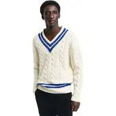 Gant pour homme. 8060099 Pull beige Eights (XL), Casuel, Laine, Manche longue