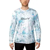 Graff Upf50 961 Cl-3/2 Uv Long Sleeve T-shirt Bleu 2XL Homme