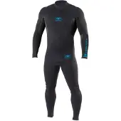 Ocean & Earth Surf School 5 Mm Long Sleeve Back Zip Neoprene Suit Gris L Homme