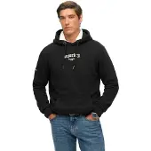 Superdry Tattoo Flash Loose Fit Hoodie Noir 3XL Homme
