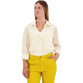 Dockers Original Long Sleeve Shirt Beige XS Femme