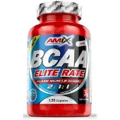 Amix Bcaa Elite Rate Capsules 120 Units Blanc