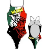 Turbo Mexican Falcon Swimsuit Multicolore 2XL Femme