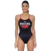 Turbo Wales Dragon Swimsuit Noir 3XL Femme