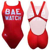 Turbo Bae Watch Swimsuit Rouge 5XL Femme