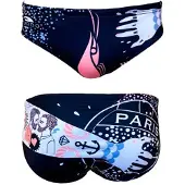 Turbo Crevettes Pailletees Film Swimming Brief Bleu 5XL Homme