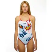 Turbo Japan Carp Swimsuit Multicolore L Femme