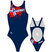 Turbo Norway Swimsuit Bleu 3-4 Years Fille