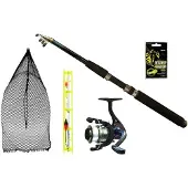 Kamasaki Univerzal Float Fishing Combo Argenté 2.40 m