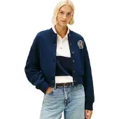 Tommy Hilfiger Ww0ww47847 Bomber Jacket Bleu S Femme