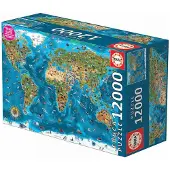 Educa Puzzle 12000 pièces Merveilles du Monde 19057