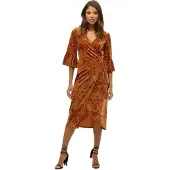 Superdry W8011965a Short Sleeve Midi Dress Marron XL Femme