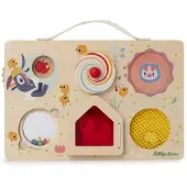 Lilliputiens Farm Discovery Suitcase Beige Enfants