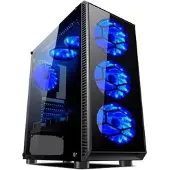 L-Link Avatar Led Boîtier tour PC Noir Noir One Size