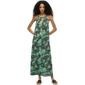 Superdry Beach Cami Sleeveless Long Dress Vert XL Femme