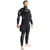 Cressi Ice 2024 7 Mm Semi Dry Suit Noir M Homme