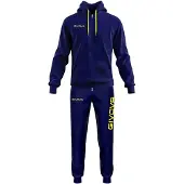 Givova King Cotone Terry Poker Tracksuit Bleu 3XL Homme