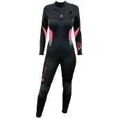 Seland Galea Iv 3.2 Mm Woman Long Sleeve Chest Zip Neoprene Suit Noir M Femme
