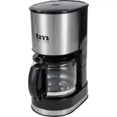 TM Electron TMPCF007 cafetière électrique de drip, 600W de puissance, de carafe 0,6L pour 6 tasses et filtre amovible