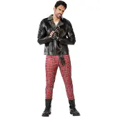 Atosa Punky 80s Costume Noir M-L Enfants