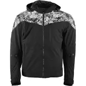 Rusty Stitches William Hoodie Jacket Noir S Homme