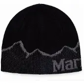 Marmot Mountainscape Wool Beanie Noir