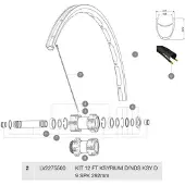 Mavic Ksyrium Disc Front Spokes 12 Units Noir 292 mm