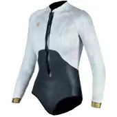 Aqua Lung Freeflex 2 Mm Woman Long Sleeve Shorty Blanc ML Femme