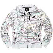 One Industries Metropolis Full Zip Sweatshirt Blanc M Homme