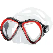 Abysstar Vanity Black Diving Mask Rouge