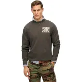 Superdry pour homme. M2014090A Sweat Athletic ESS gris chiné (XXL), Casuel, Coton