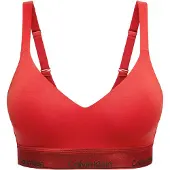 Calvin Klein Lv00qf8555 Bralette Bra Rouge L Femme