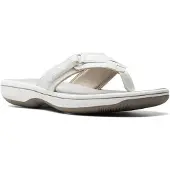 Clarks Shoes Brinkley Sea Flip Flops Blanc EU 38 Femme