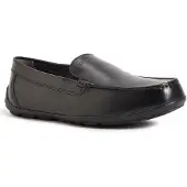Geox New Fast Loafers Noir EU 32 Garçon