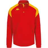 Kappa Lovato Half Zip Sweatshirt Rouge XL Homme
