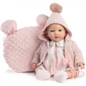 MuÑecas Guca Mary Poupée bébé sans cheveux Rose Rose Taille unique