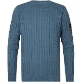 Petrol Industries M-3040-kwr100 Sweater Bleu 2XL Homme
