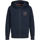 Jack & Jones Simon Full Zip Sweatshirt Bleu 8 Years Garçon