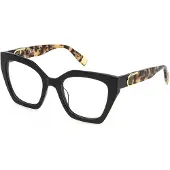 Furla Vfu824v 52 Mm Woman Glasses Noir Femme