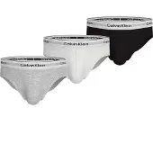 Calvin Klein Lv00nb4388 Boxers 3 Units Noir,Gris 4XL Homme