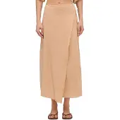 Sundek Linen Short Skirt Beige M Femme