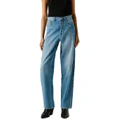 Pepe Jeans pour femme. PL20473943A1 Jeans Barrel Addison bleu (30/28), Casuel, Coton, Denim