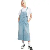 G-Star Robe Midi Dungaree - Bleu clair - Femmes